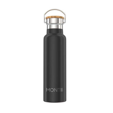 Montii Co Original Insulated Drink Bottle - Black (600ml) | Koop.co.nz