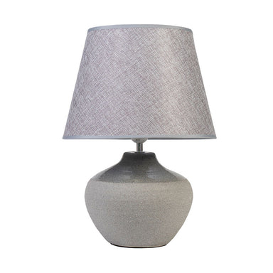 Linens & More Speckled Grey Urn Lamp (42.5cm) | Koop.co.nz