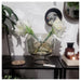 Roam & Loom Green Glass Bowl Vase & Stand (25cm) | Koop.co.nz