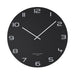 One Six Eight Nero Black Clock (40cm) | Koop.co.nz