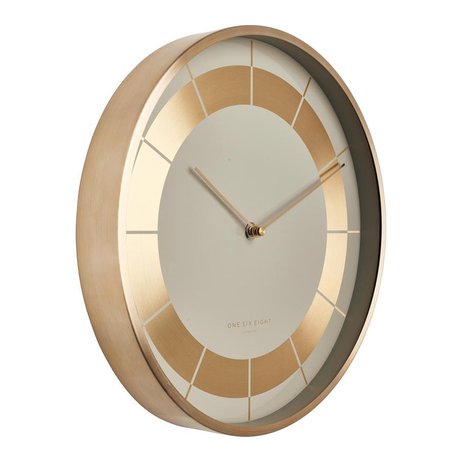 One Six Eight Arlo Clock - Grey (30cm) | Koop.co.nz