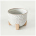 Urban Products Zuri Planter With Legs - White Sand (12.5cm) | Koop.co.nz
