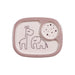 Done By Deer Dreamy Dots Mini Compartment Plate – Powder | Koop.co.nz