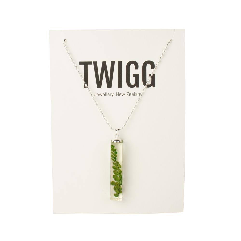 Twigg Resin Fern Necklace | Koop.co.nz