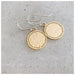 Twigg Solice Pitted Gold Earrings | Koop.co.nz