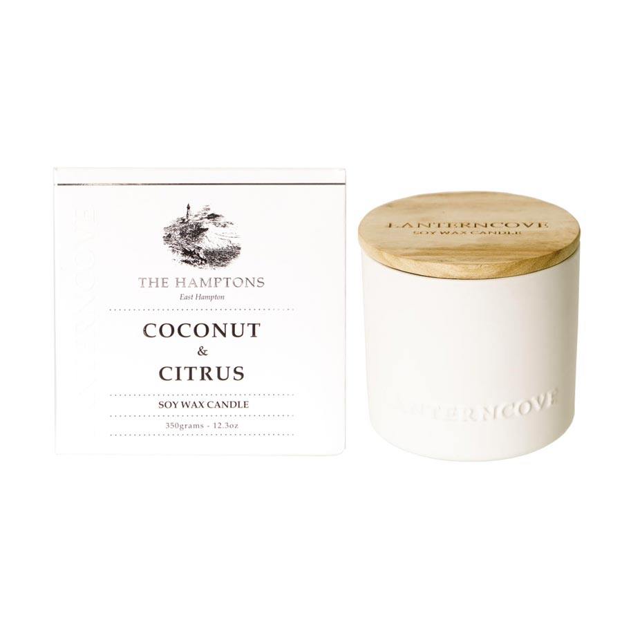 Lantern Cove Hamptons Candle – Coconut & Citrus | Koop.co.nz