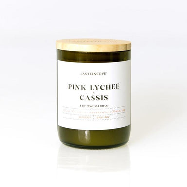 Lantern Cove Jade Candle – Pink Lychee & Cassis | Koop.co.nz