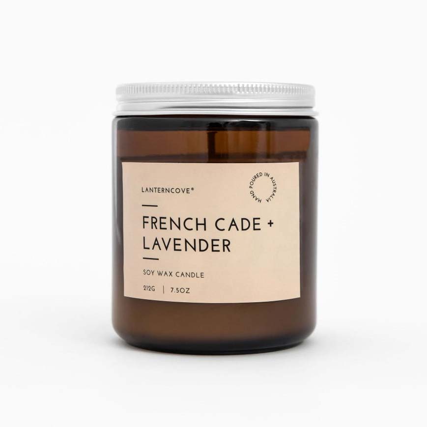 Lantern Cove Glo Candle - French Cade & Lavender | Koop.co.nz