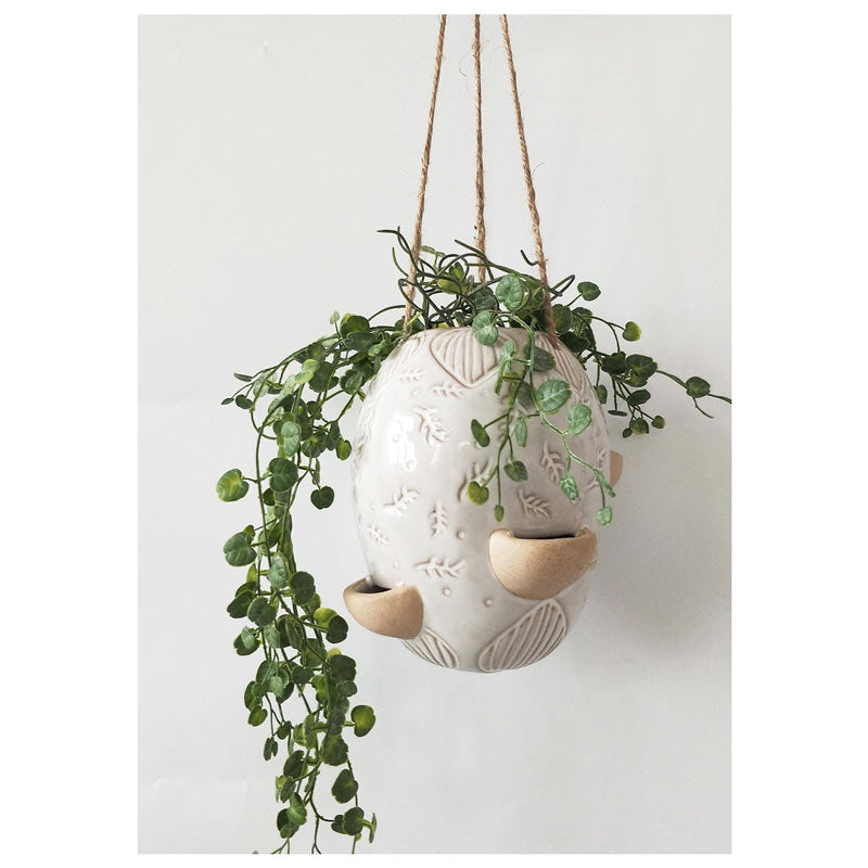 hanging planter nz Urban Products Tara Hanging Planter White - Hanging Planters NZ | KOOP