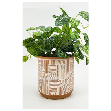 Urban Products Corby Line Planter - Terracotta (16cm) | Koop.co.nz