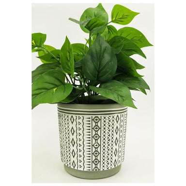 Urban Products Corby Aztec Planter - Green (15cm) | Koop.co.nz