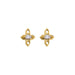 Lindi Kingi Tiny Cross Studs - Gold | Koop.co.nz