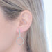 Republic Road Illuminate Clarity Earrings - Silver | Koop.co.nz