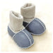 Kiwi Gear Sheepskin Baby Booties - Blue | Koop.co.nz