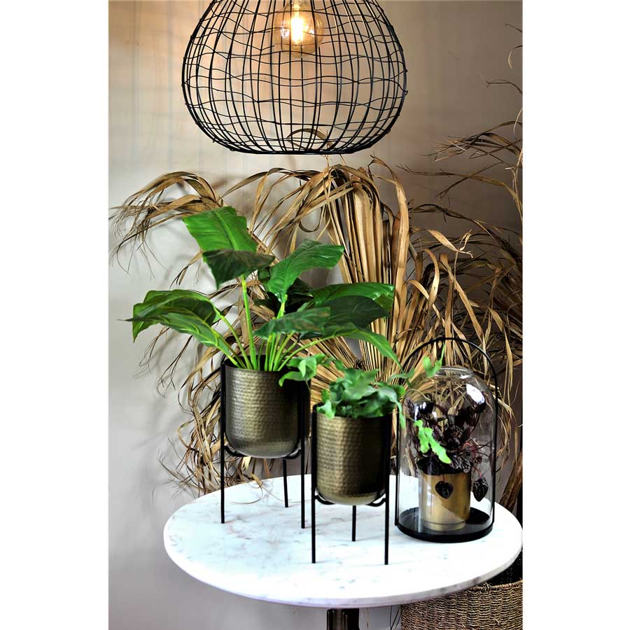 brass plant pot nz Roam & Loom Brass Planter Pot & Stand (Set of 2) - Homeware & Gifts NZ | KOOP