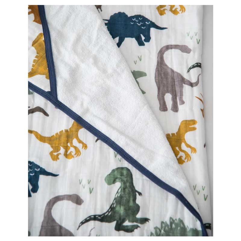 Little Unicorn Big Kids Hooded Towel – Dino Friends | Koop.co.nz