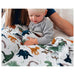 Little Unicorn Big Kids Cotton Muslin Quilt – Dino Friends | Koop.co.nz