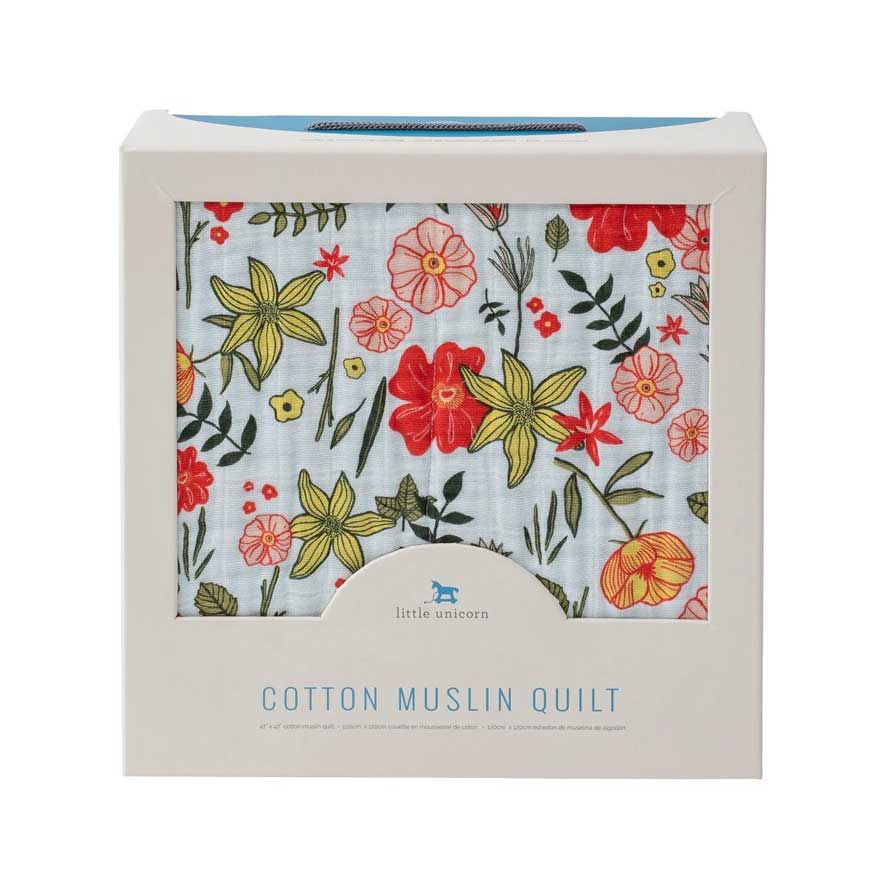 Little Unicorn Cotton Muslin Quilt – Primrose Patch | Koop.co.nz