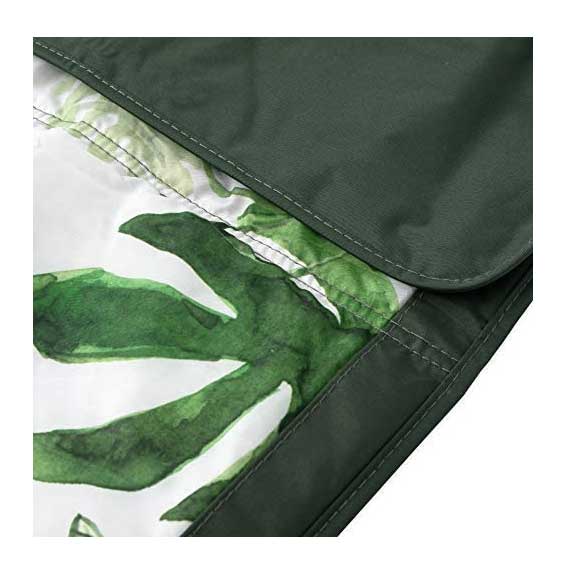 Little Unicorn Outdoor Blanket – Tropical Leaf (5x5) | Koop.co.nz