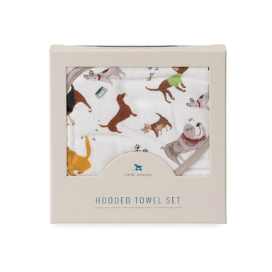 Little Unicorn Hooded Towel & Wash Cloth Set – Woof | Koop.co.nz
