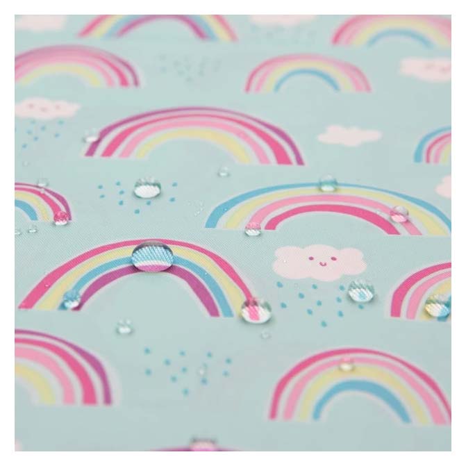 Bumkins Waterproof Sleeved Bib - Rainbows | Koop.co.nz