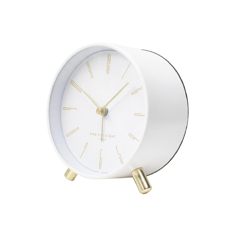 One Six Eight Maya Alarm Clock White Alarm Clocks NZ KOOP — Koop