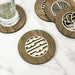 Crystal Ashley Riverwood Rimu Koru Coaster (single) | Koop.co.nz
