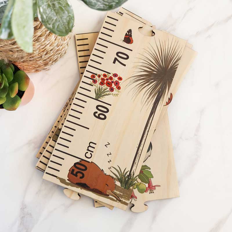 Crystal Ashley Wooden Height Chart NZ Birds Homeware & Gifts KOOP