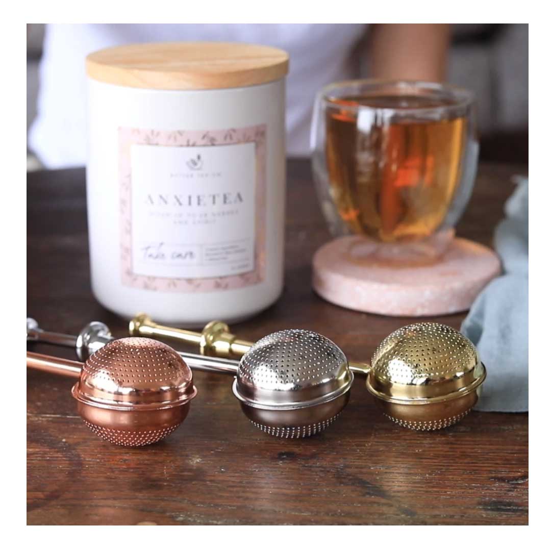 Tea Popper Better Tea Co. Teapop Tea Infuser Gold - Tea Infuser Stick NZ | KOOP ...