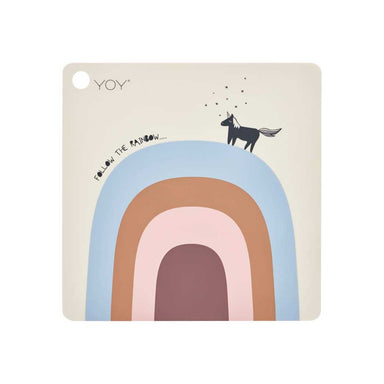 OYOY Silicone Placemat - Follow The Rainbow | Koop.co.nz