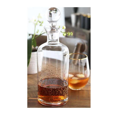 Old Mill Road Gold Confetti Decanter | Koop.co.nz