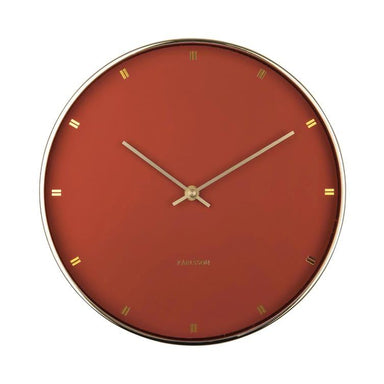 Karlsson Petite Wall Clock – Clay Brown (27.5cm) | Koop.co.nz