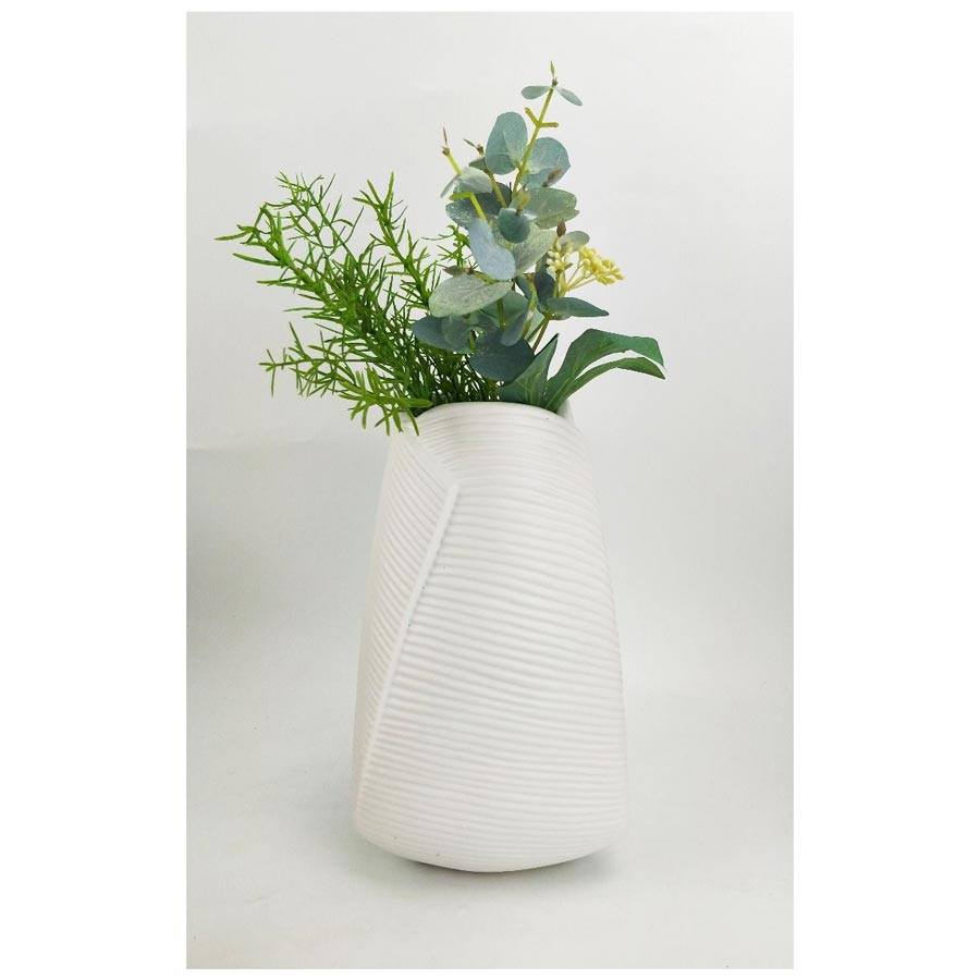 Urban Products Jocelyn Vase - White (25.5cm) | Koop.co.nz