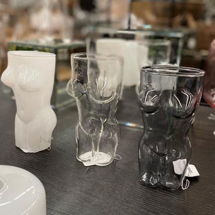 Le Forge Sienna Nude Vase - Frosted White (16.5cm) | Koop.co.nz