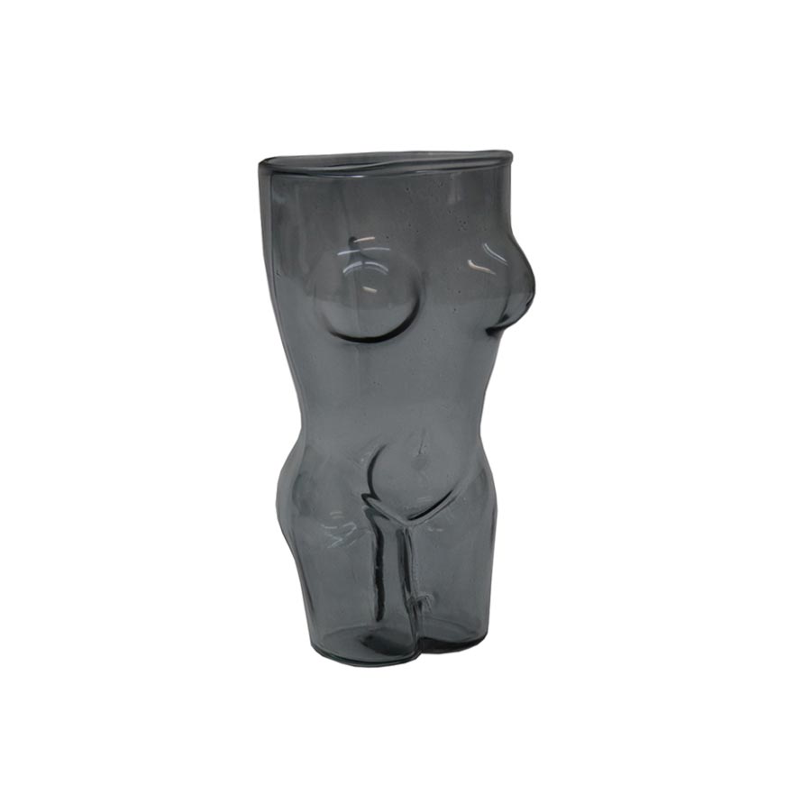 Le Forge Sienna Nude Vase - Smoke (16.5cm) | Koop.co.nz