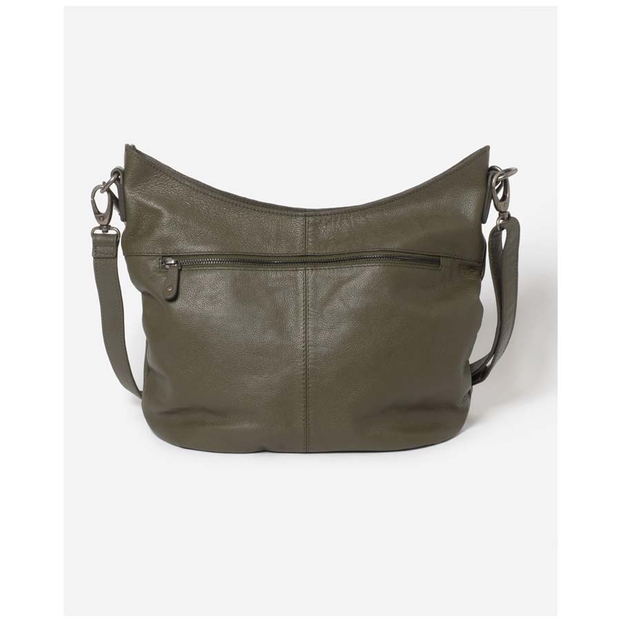 Stitch & Hide Leather Frankie Bag - Olive | Koop.co.nz