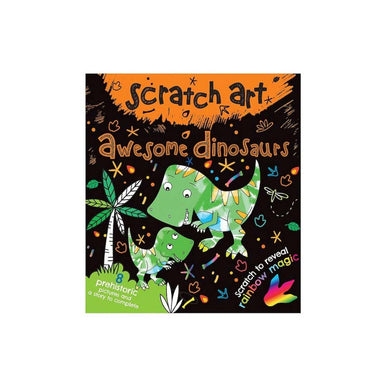 BookOli Scratch Art - Awesome Dinosaurs | Koop.co.nz