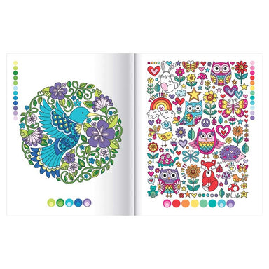 Hinkler Notebook Doodles Colouring & Activity Book - Super Cute | Koop.co.nz