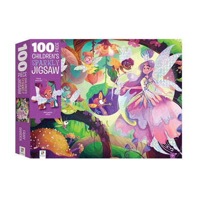 Hinkler Sparkly Jigsaw - Fairy Garden (100pc) | Koop.co.nz