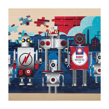 Mudpuppy Foil Puzzle - Robotics (100pc) | Koop.co.nz