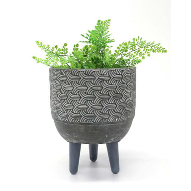 Stoneleigh & Roberson Dwali Planter - Grey (32.5cm) | Koop.co.nz