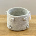 Sheepish Design NZ Wool Bobble Pot - Grey Marle | Koop.co.nz