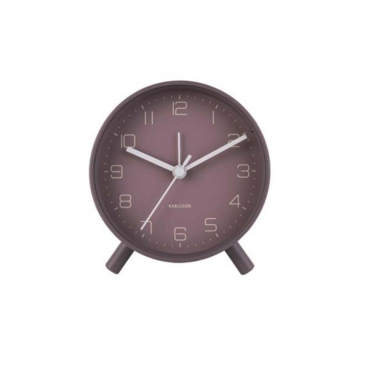 Karlsson Lofty Alarm Clock with Light - Purple | Koop.co.nz