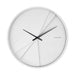 Karlsson Layered Lines Wall Clock – White (30cm) | Koop.co.nz