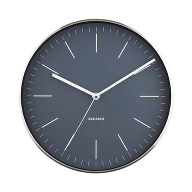 Karlsson Minimal Wall Clock - Jeans Blue (27.5cm) | Koop.co.nz