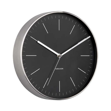 Karlsson Minimal Wall Clock - Black (27.5cm) | Koop.co.nz