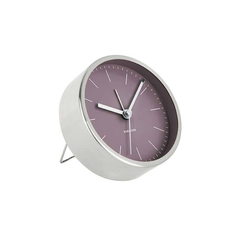 Karlsson Minimal Alarm Clock - Dark Purple | Koop.co.nz