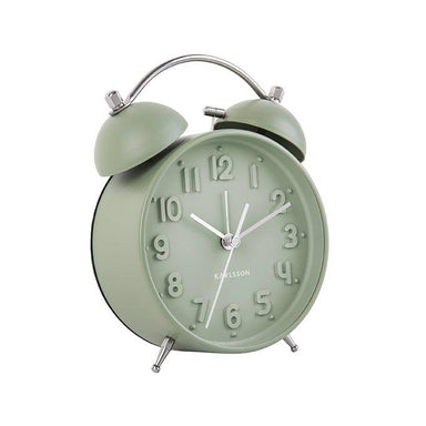 Karlsson Iconic Alarm Clock - Grayed Jade | Koop.co.nz
