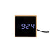 Karlsson Mini Cube Digital Alarm Clock - Bamboo | Koop.co.nz