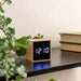 Karlsson Mini Cube Digital Alarm Clock - Bamboo | Koop.co.nz
